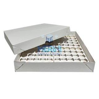 Caixa Transporte 100 Doces Com Berço 35x35x5 Cm Branca (10 Unidades) em Oferta na Shopee