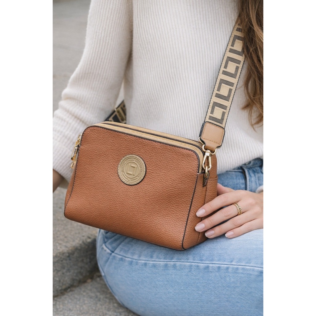 Bolsa Feminina Transversal e Ombro Premium Lux em Oferta na Shopee