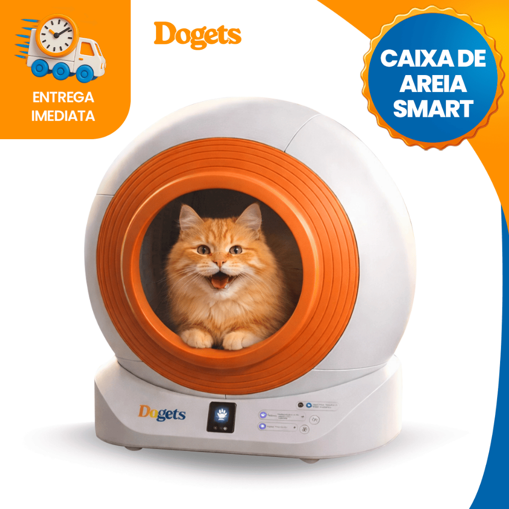 Caixa de Areia Furba Inteligente Automática Autolimpante Com Aplicativo Dogets em Oferta na Shopee