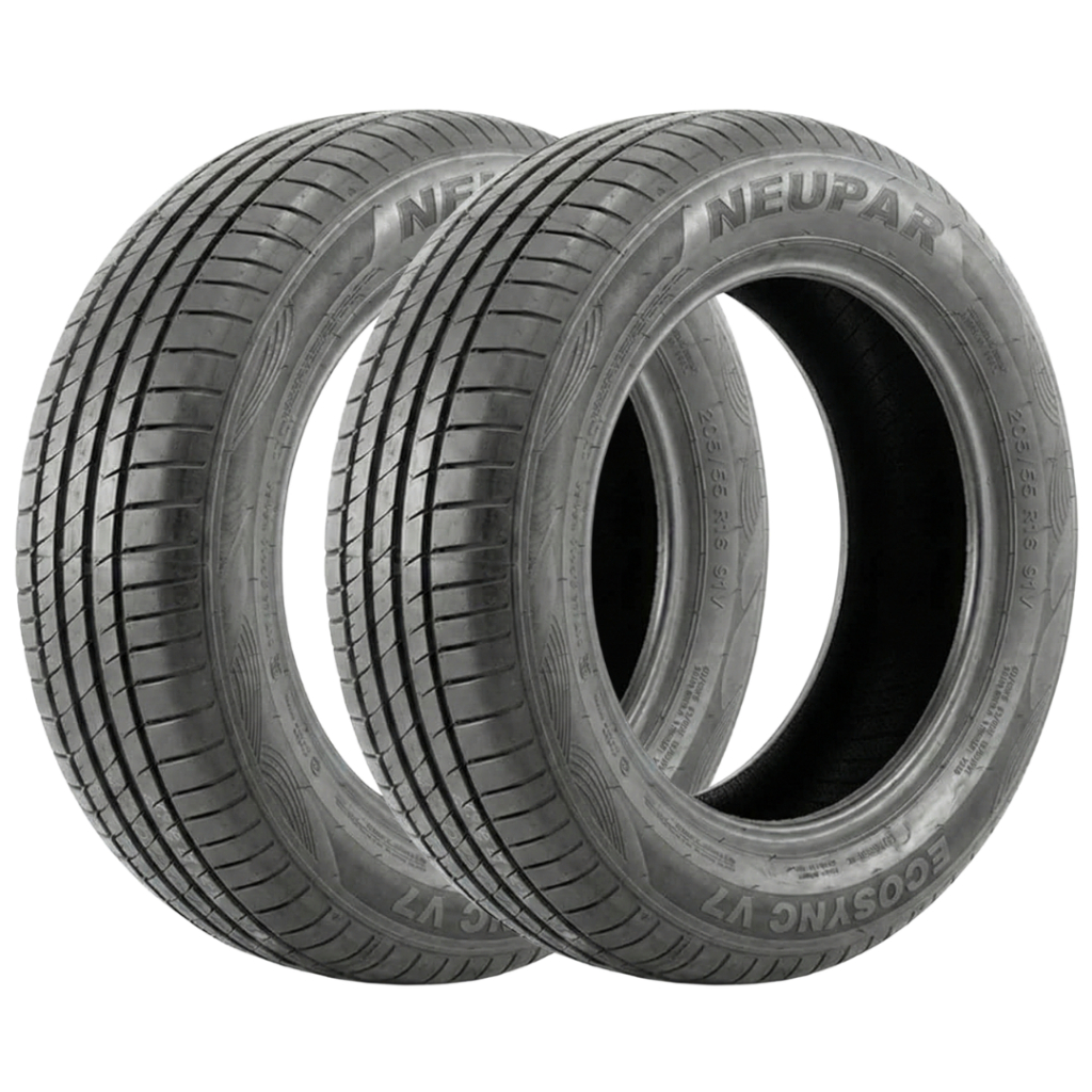 Kit 2 Pneus 205/55 R16 Neupar EcoSync V7 91V Novos Aro 16