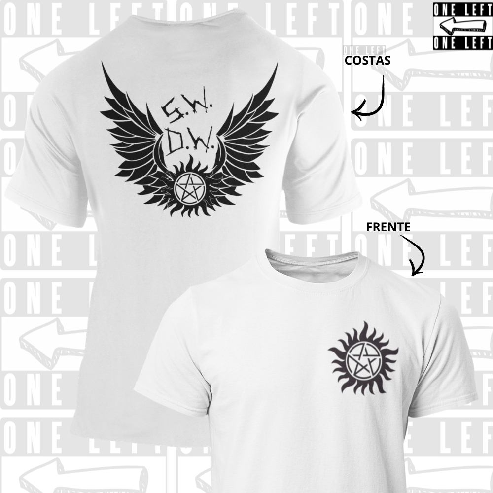 Camiseta Supernatural Anti Possession Unissex 100% Algodão Série Sobrenatural Fã em Oferta na Shopee