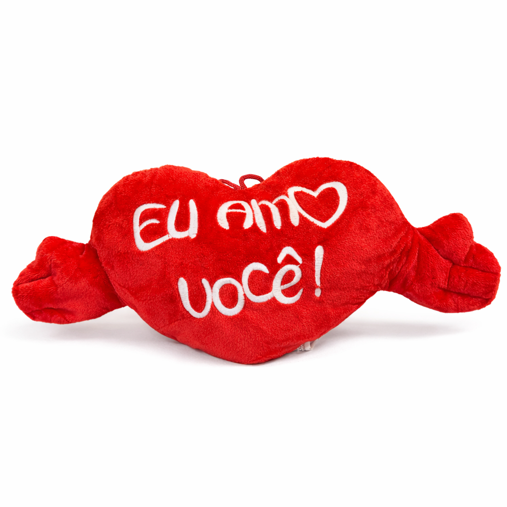 Coração de Pelúcia 20cm Premium Macio Presente Romântico Para Cesta Envio Rápido