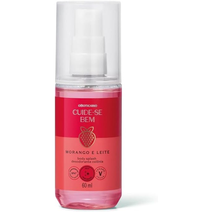 Mini Body Splash Desodorante Colônia Cuide-se Bem o Boticário 60ml - Tamanho Viagem - Bolsa