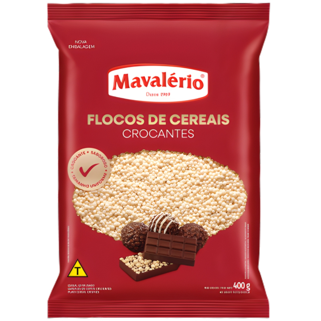 Flocos de Cereais Crocantes 400g Mavalério | Chocolate, Ovos de Páscoa e Confeitaria em Oferta na Shopee