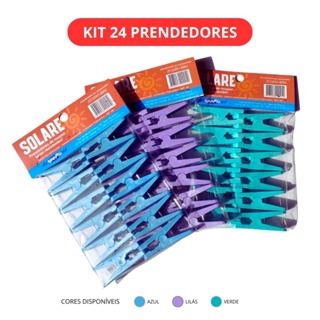 Kit 24 / 48 / 96 / 120 Pregadores Prendedores De Roupa Varal Reforçado Multiuso Cozinha Lavanderia Alta Durabilidade em Oferta na Shopee