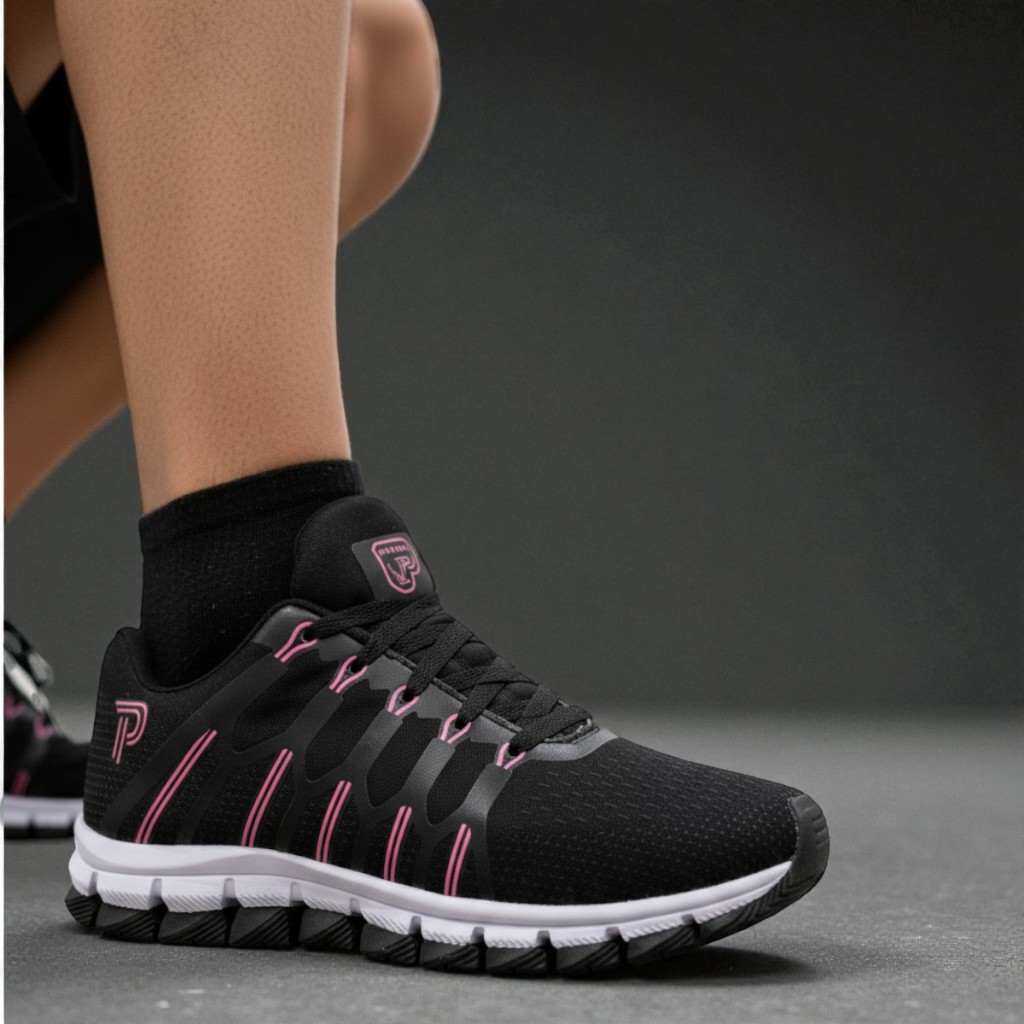 Tênis Esportivo Feminino Academia Caminhada Corrida Confortável Leve em Oferta na Shopee