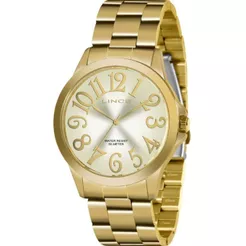 RELÓGIO LINCE FEMININO DOURADO LRGJ126L C2KX