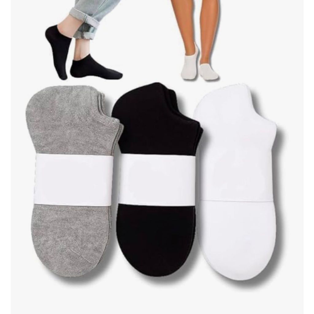 🧦 Kit de Meias Invisíveis / Cano Curto - Conforto e Estilo