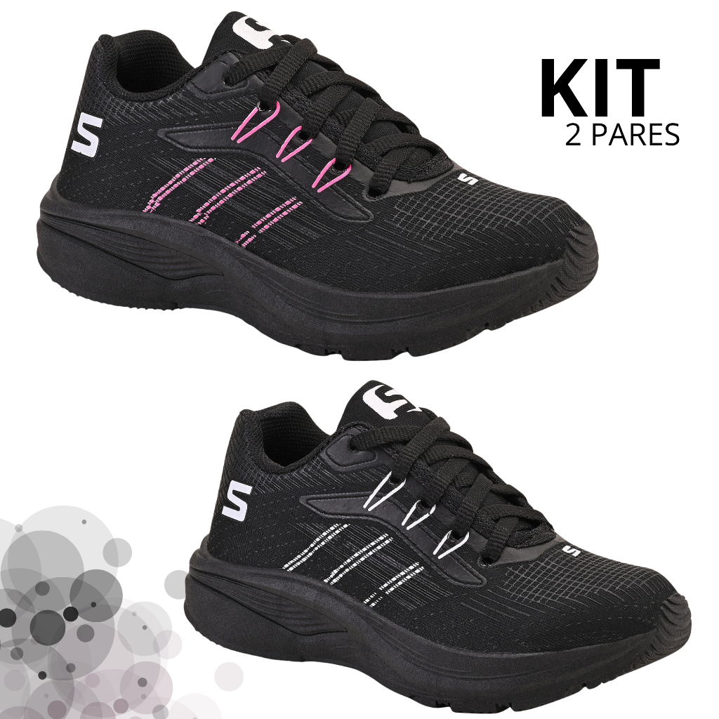 Kit Tênis Infantil Menino Menina Leve Passeio em Oferta na Shopee