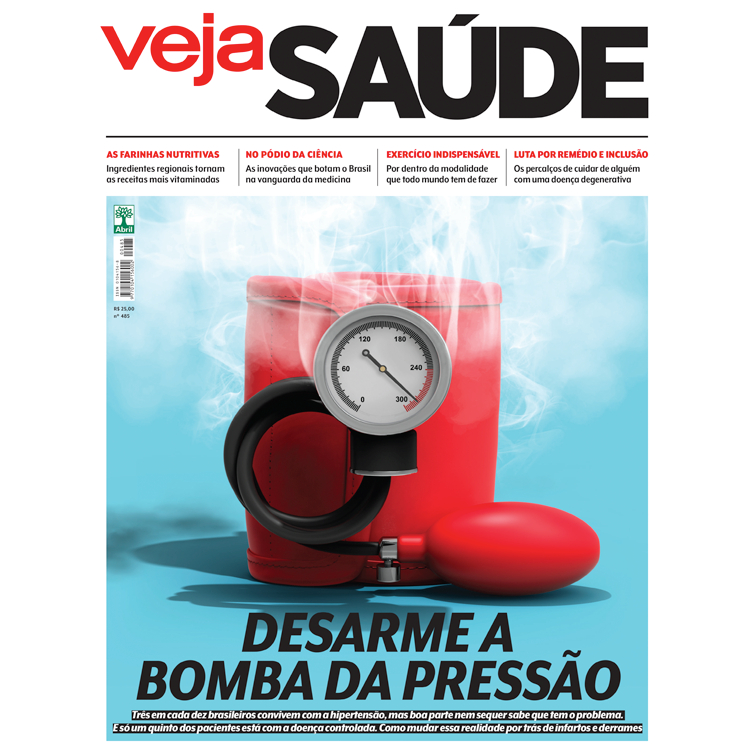 Revista Veja Saúde N° 485 - Novembro 2022 - Editora Abril - Hipertensão