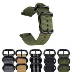 Pulseira 20mm 22mm 24mm Classíca Nylon-Premium Respirável 007 Para Relógios de Luxo e Esportivo