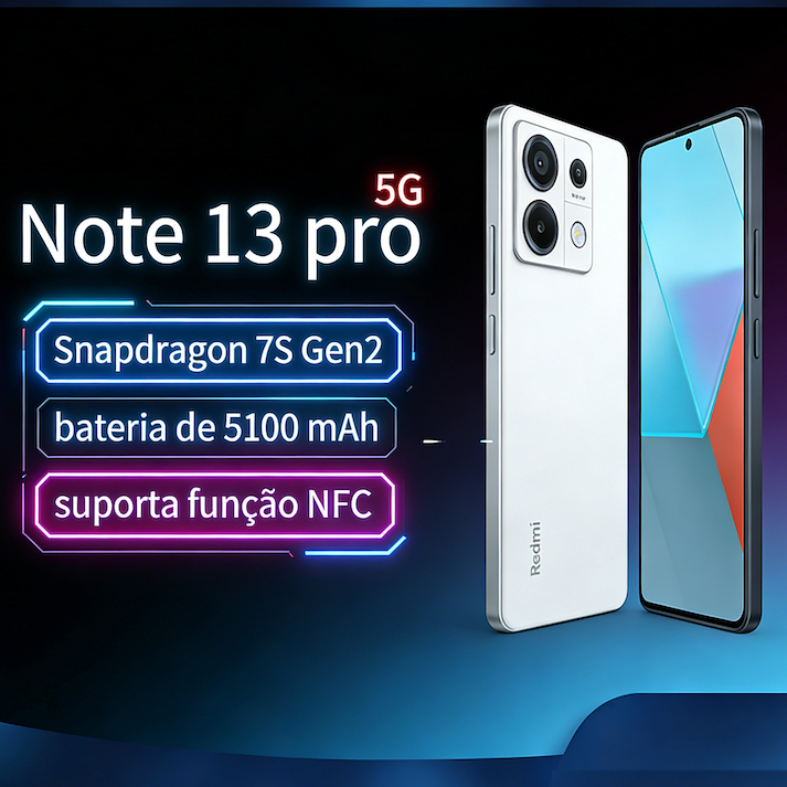 Original Xiaomi Redmi Note 13 Pro 5G Snapdragon 7S Gen2 Smartphone 6,67" NFC 510