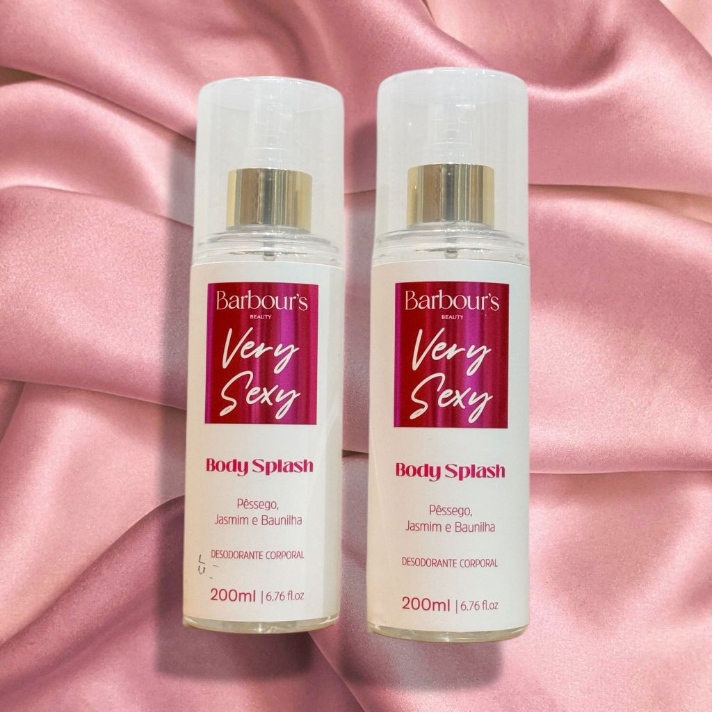 Kit 2 Body Splash Barbour's - VERY SEXY - 200ml em Oferta na Shopee