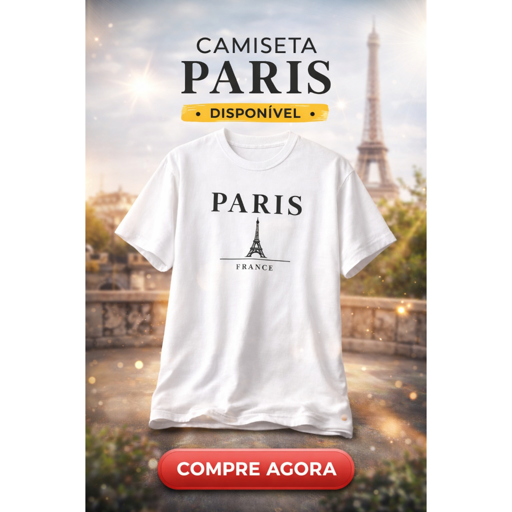 Camiseta Tradicional Unissex Estampada 100% algodão Premium Confortável Tendência