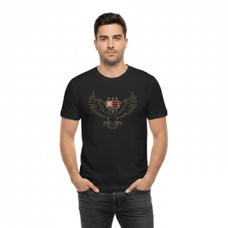 Camiseta O Maior do Rio - Manto Rio Premium 100% Algodão – Estampa Exclusiva Urubu – Casual Confort