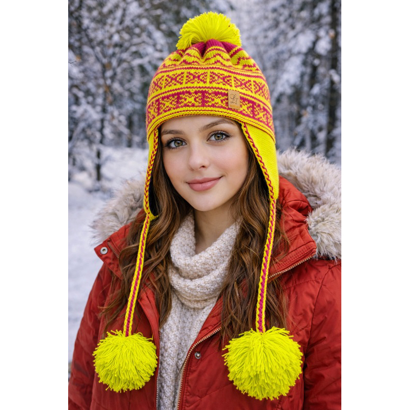 Gorro Touca de Lã em Tricô com Pompom | Inverno | Unissex | Quentinho| Estiloso em Oferta na Shopee