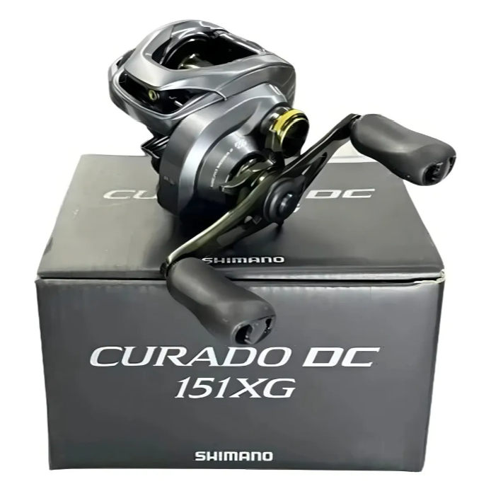Carretilha Shimano Curado DC 151 XG manivela esquerda