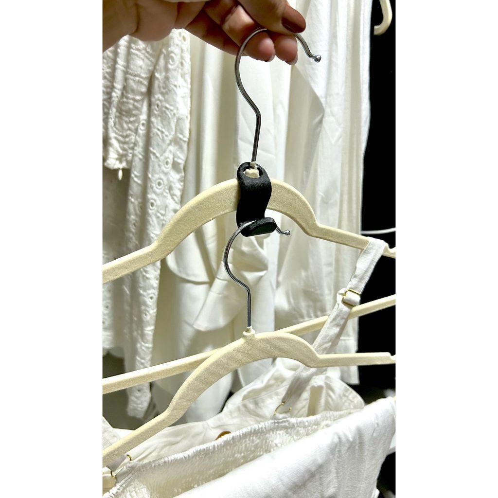 Gancho Organizador de Cabides Empilhável Otimizar Espaço no Guarda-Roupa