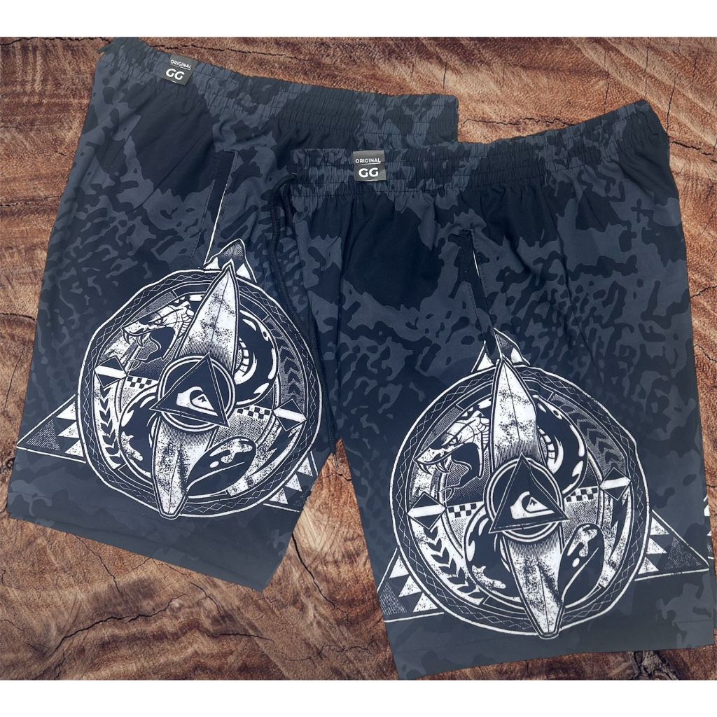 Bermuda Masculina estampada no tecido elastano