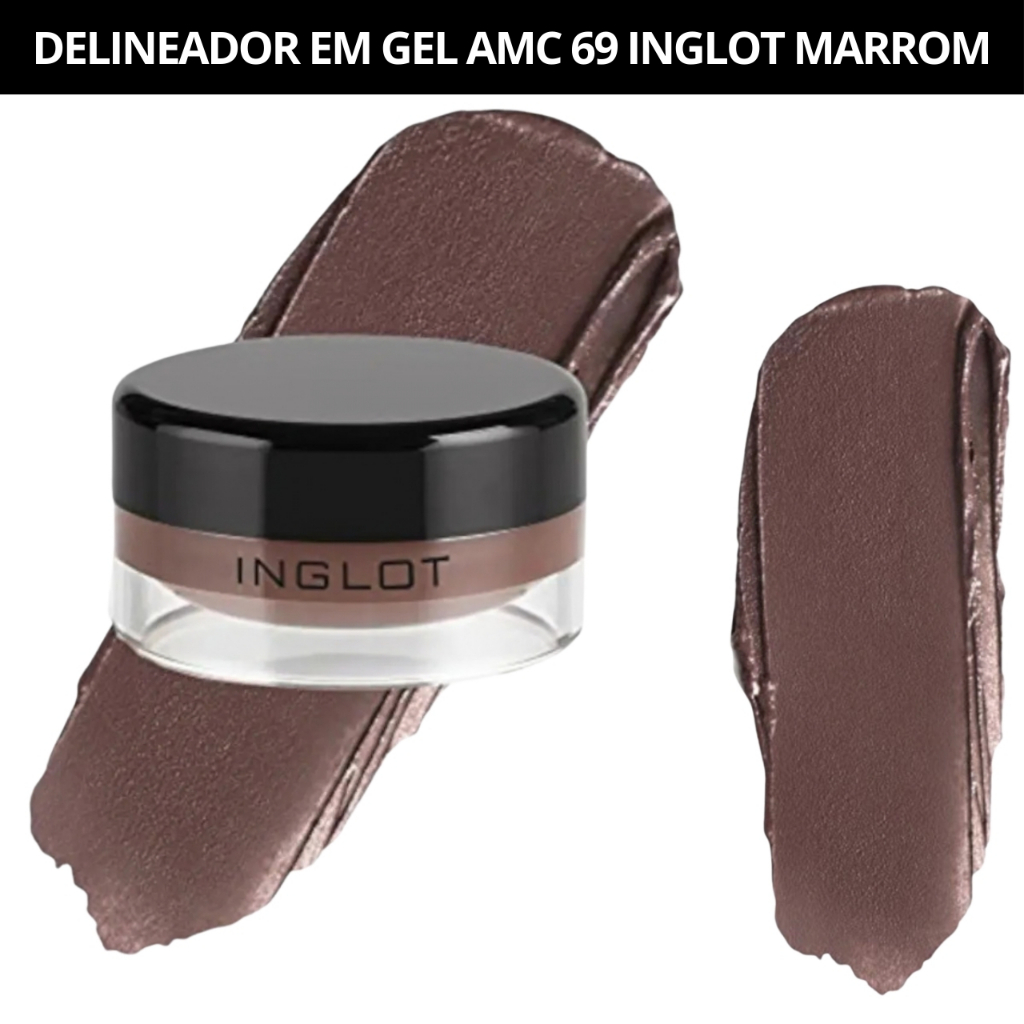 Delineador em gel amc 69 marrom inglot