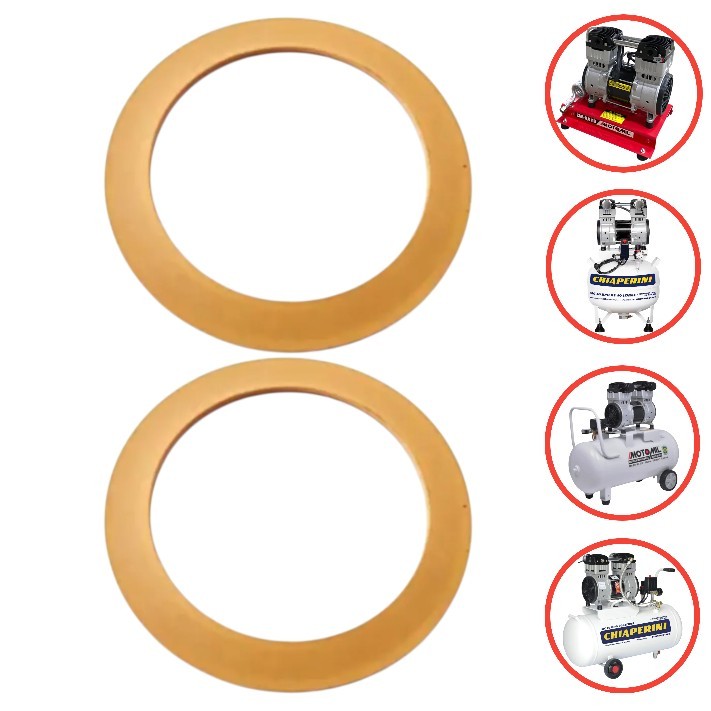 Kit 2 Unidades De Aneis Do Compressor Motomil Cmo 8/50 Odontologico