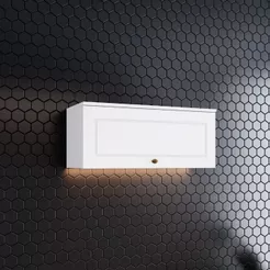 Armário Aéreo Basculante 1 Porta Americana Henn 80 cm