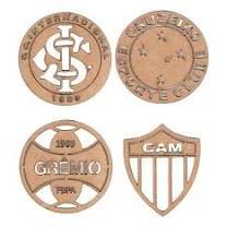 Escudo Times Diversos 12cm