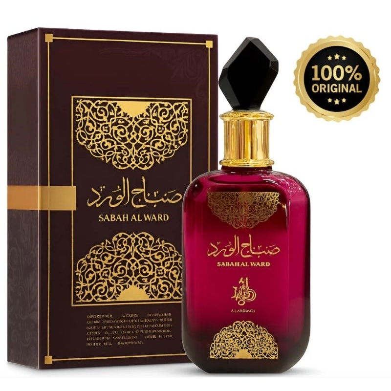 PERFUMES ÁRABES SABAH AL WARD 100ML com fixação prolongada e fragância marcante.