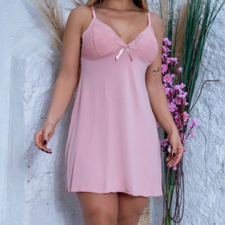 Camisola Sexy Renda Luxo Pijama Sensual Feminina Ropa de Dormir Lingerie Plus Size em Oferta na Shopee