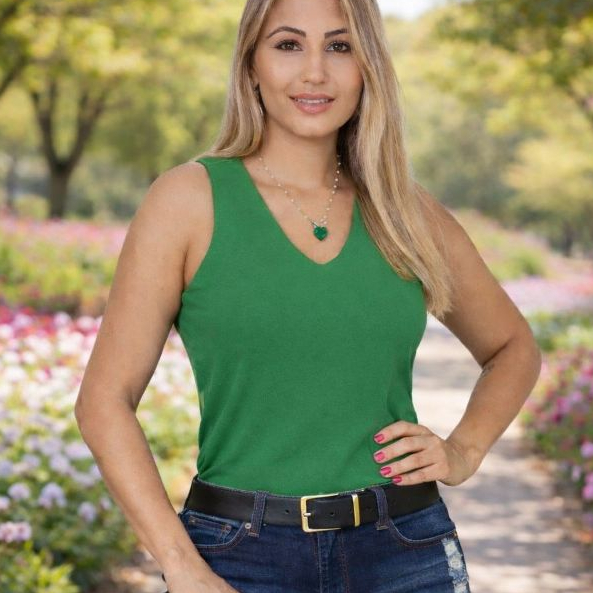 Blusa Regata Feminina Alça Larga/Grossa Duna Premium Regata Lisa Básica Elegante Verão 2026