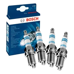 Kit Jogo 4 Velas Ignição SP02 Palio Siena Strada Golf Vectra I30 1991 a 2015 Original Bosch