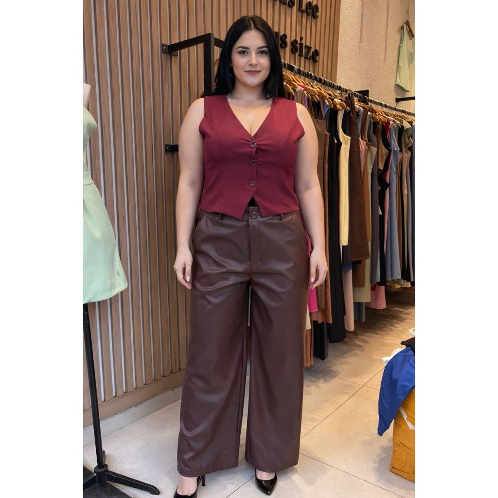CALÇA COURO  PANTALONA FEMININA C949/C672/C951
