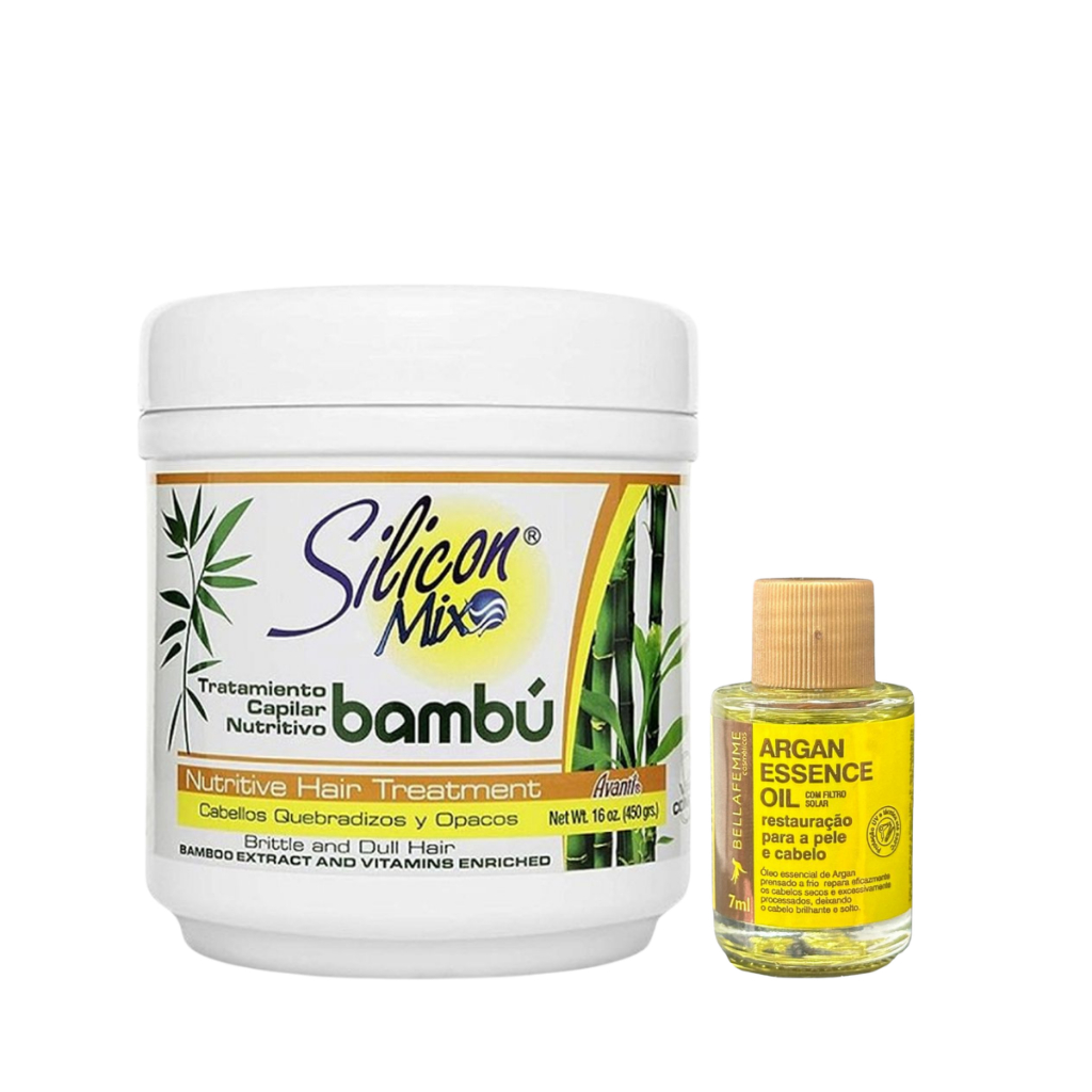 Mascara Bambu Silicon Mix 450gr em Oferta na Shopee