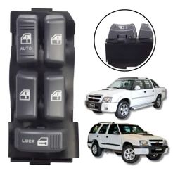 BOTÃO INTERRUPTOR VIDRO ELÉTRICO GM BLAZER S10 1995/2011 SILVERADO