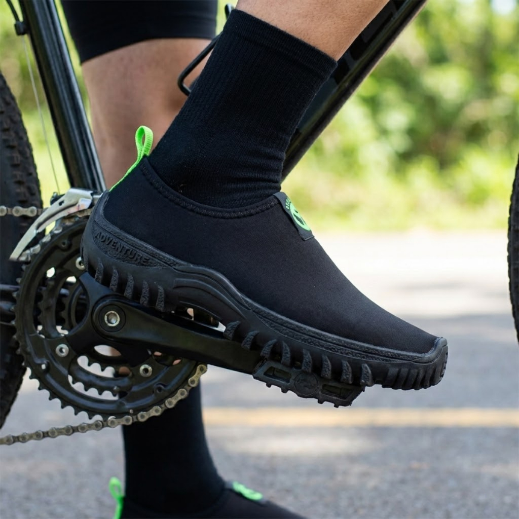 Sapatilha de Ciclismo Unissex Antiderrapante Bicicleta Trilha Caminhada Tenis Ciclista Bike Pedal