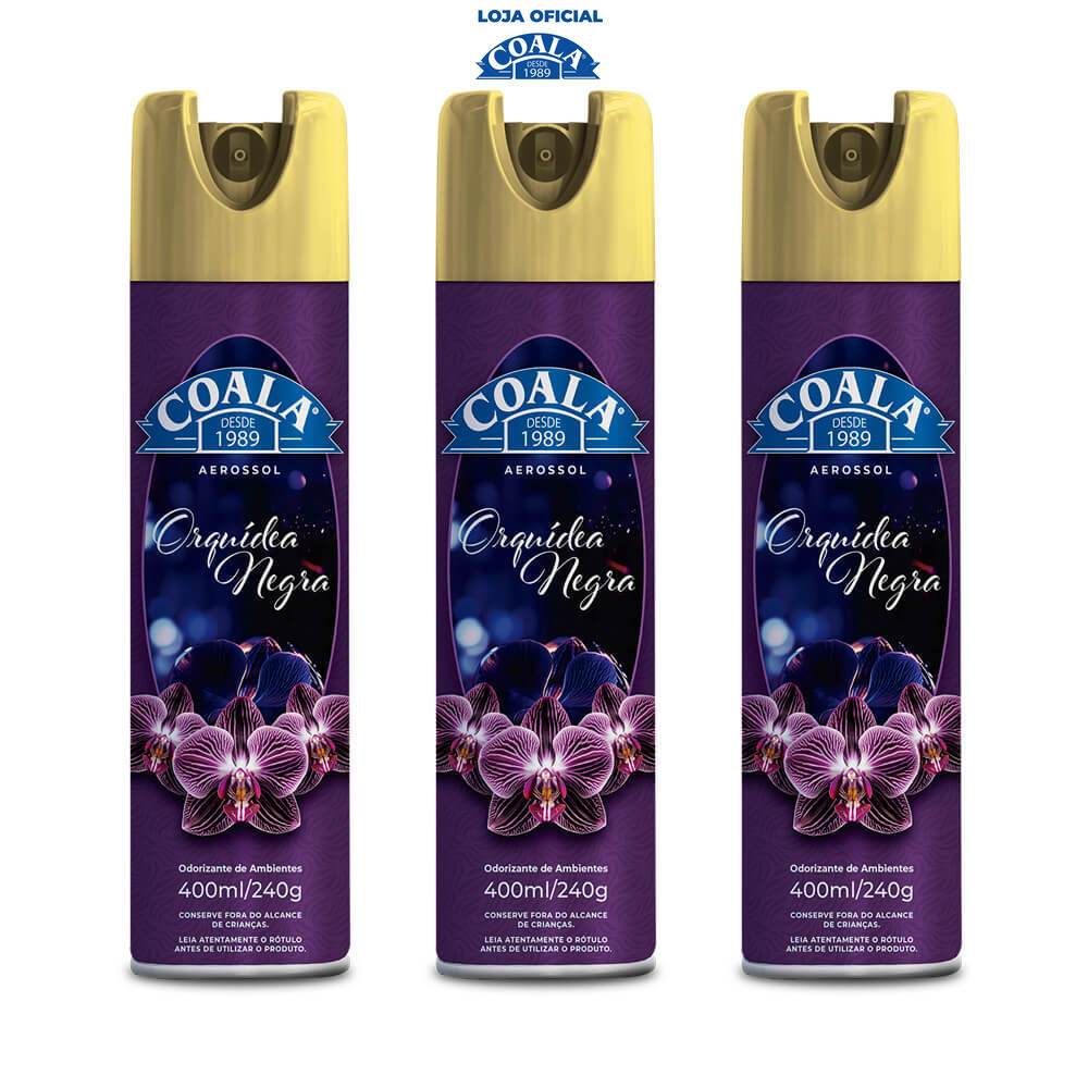 Kit Coala Aerossol - Orquidea Negra