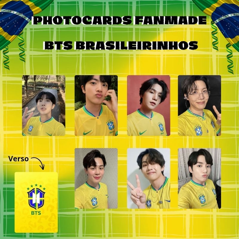 PHOTOCARD FANMADE BTS BRASILEIROS🇧🇷