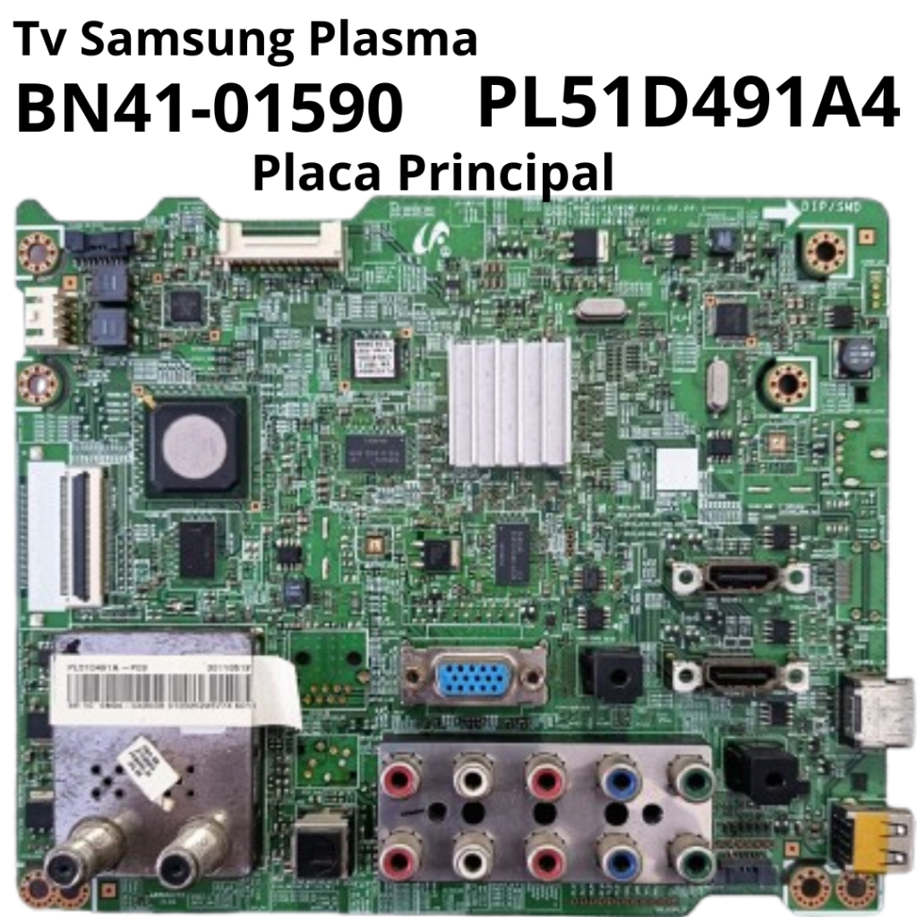 3135 Placa Principal para tv Plasma Samsung Modelo: PL51D491A4