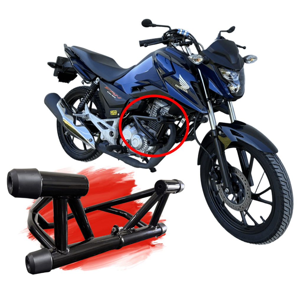 Protetor Matacachorro Pro Stunt PRO Motor Carenagem Tanque CG 160 Titan 160 Fan 160 Start 160