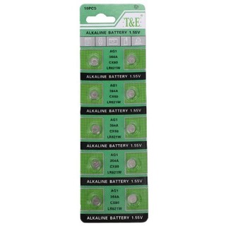 Bateria Relógio TMI Ag1 Sr621 Lr620 Lr621 Lr60 364 Cartela C/10 Unidades