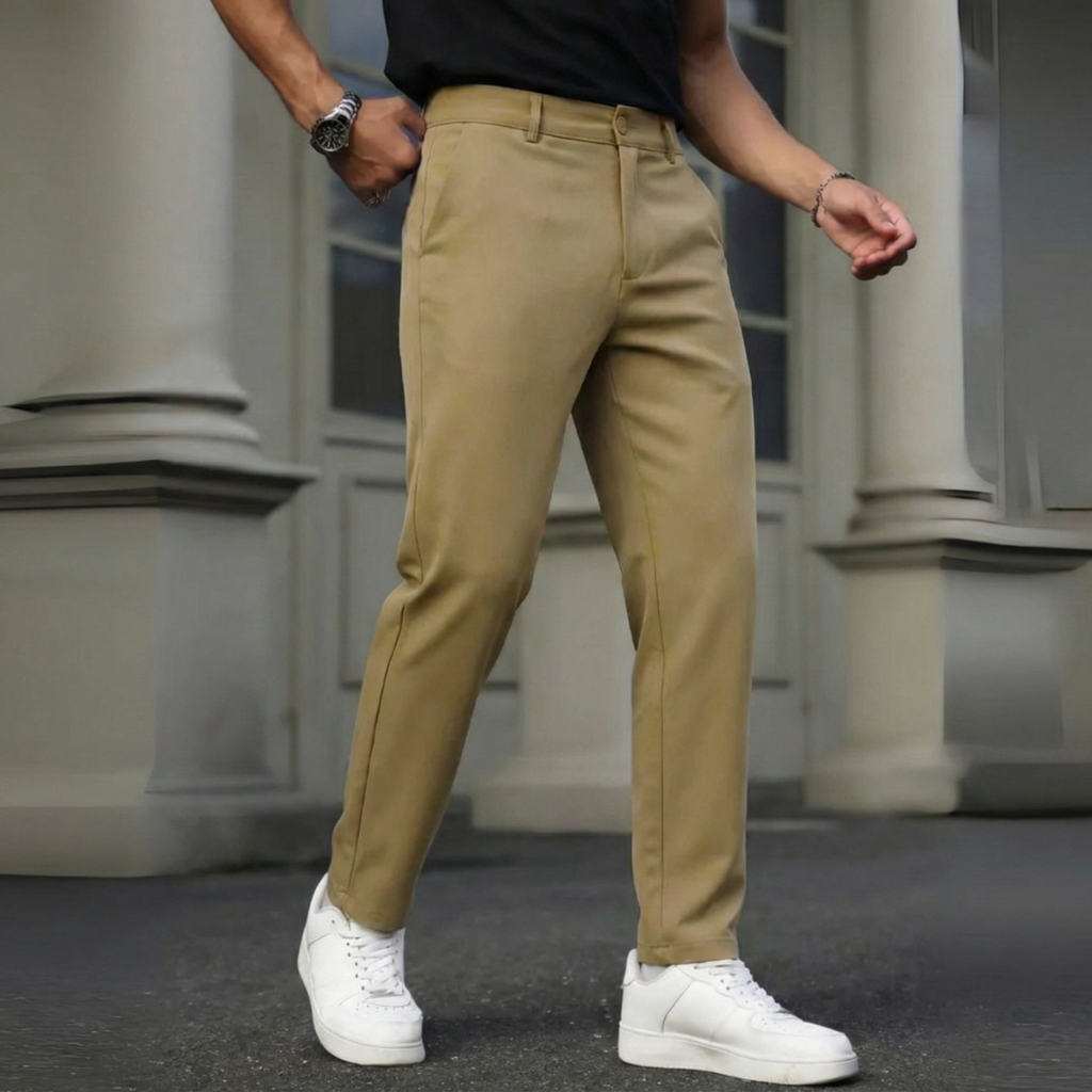 Calça Masculina Sport Fino Alfaiataria Social Preta Slim Com Bolso Embutido Preta em Oferta na Shopee