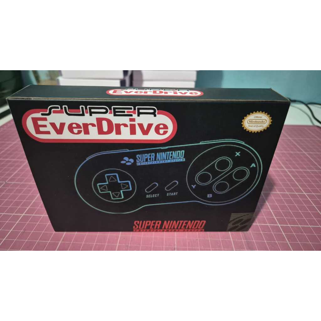 Caixa repro com berço para everdrive de snes super nintendo