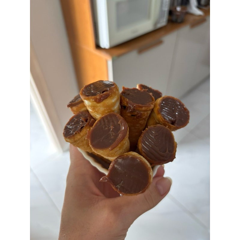 Canudos fritos para recheio 😋 - 60 unid. em Oferta na Shopee