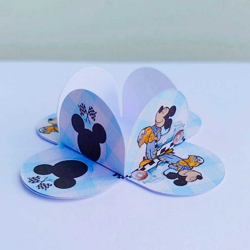 ENVIO RÁPIDO Forminhas para Doces Personalizadas CORRIDA DO MIKEY 4 Pétalas Infantil Aniversário Lembrancinha Brigadeiro