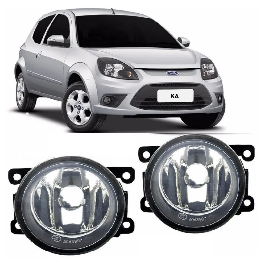 Par Farol De Milha Ford Ka 2008 2009 2010 2011 2012 2013 2014 2015 2016 2017