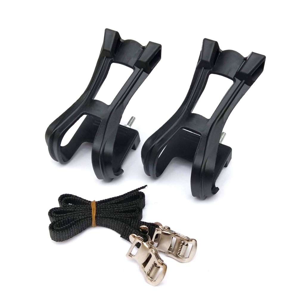Firma Pé Nylon Com Fivela Para Pedal De Bicicleta E Spinning