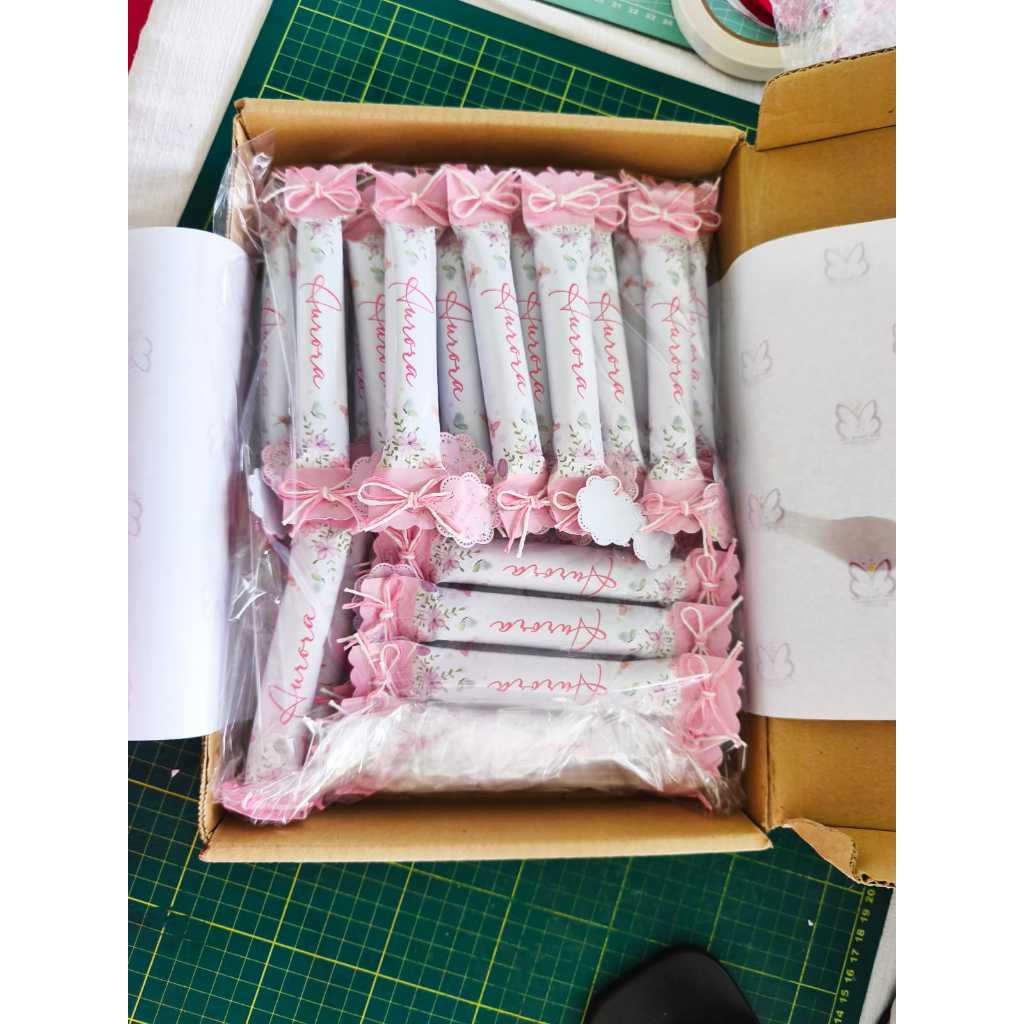 JUJUBA PERSONALIZADAS LEMBRANCINHA MATERNIDADE - CHA REVELAÇAO - CHA DE BEBE E ANIVERSARIO - COM TAG DE AGRADECIMENTO