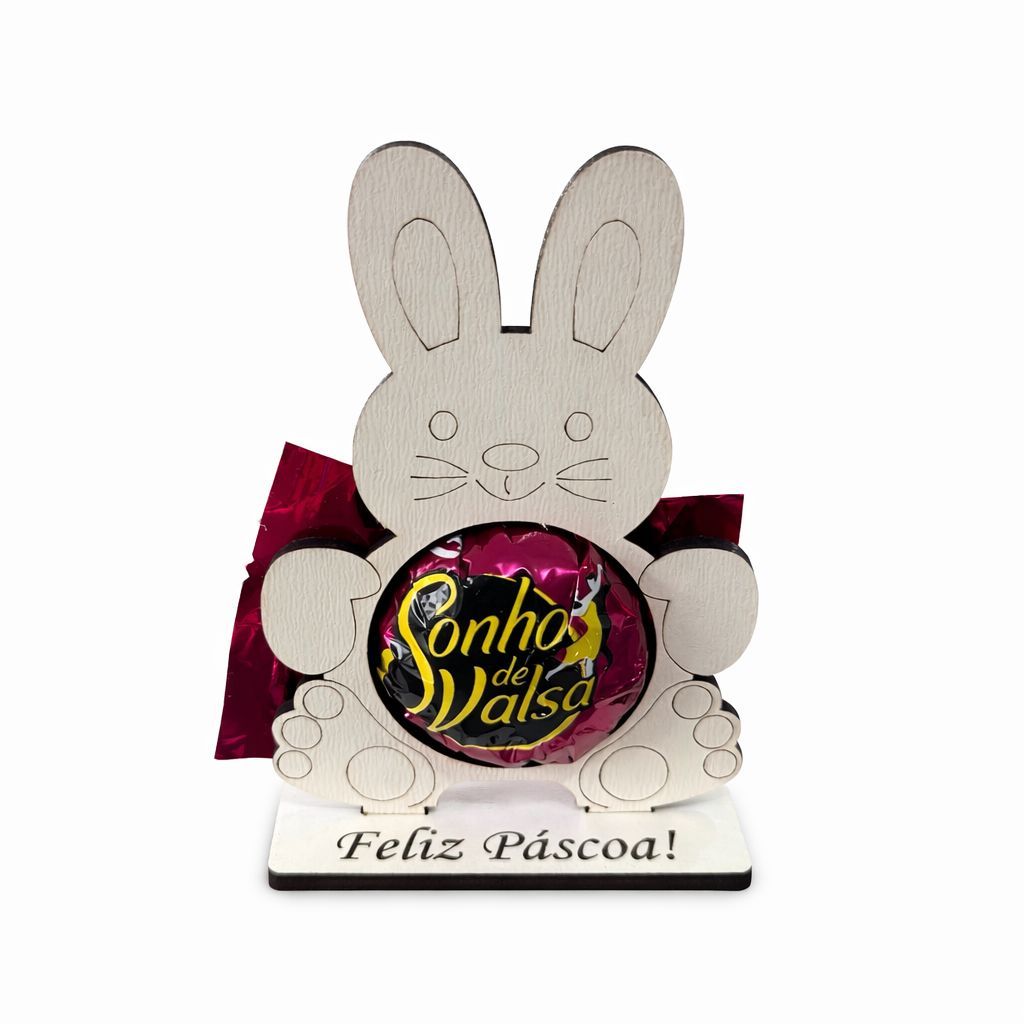 Lembrancinhas Páscoa Porta Chocolate Bombom Coelho MDF Decoração Enfeite Crianças em Oferta na Shopee