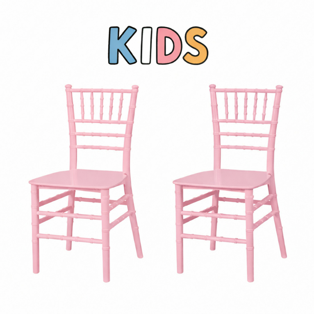 Conjunto 2 Cadeiras Tiffany Infantil Polipropileno Coloridas Rosa Kids em Oferta na Shopee
