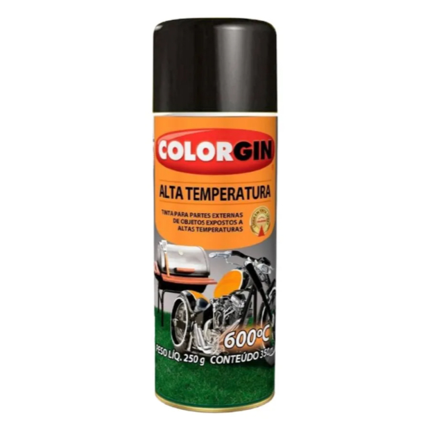 Spray 600°Alta Temperatura 350ml Resistente ao Calor Ideal para Metal